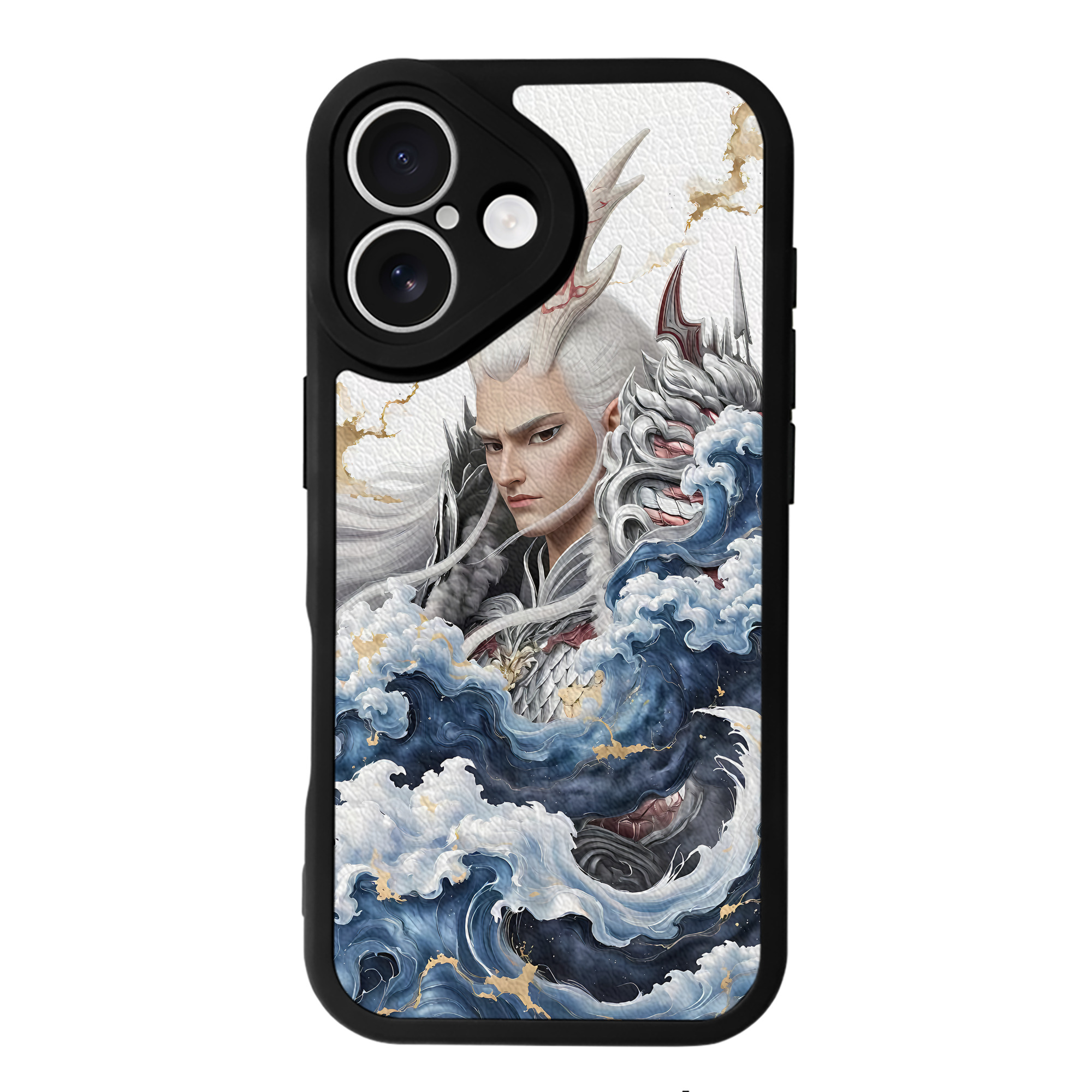 （画像用） Ne Zha 2 ナタ 魔童の大暴れ 【iPhone 16シリーズ対応】シリコンスマホケース（レザー調） 材質：シリコン